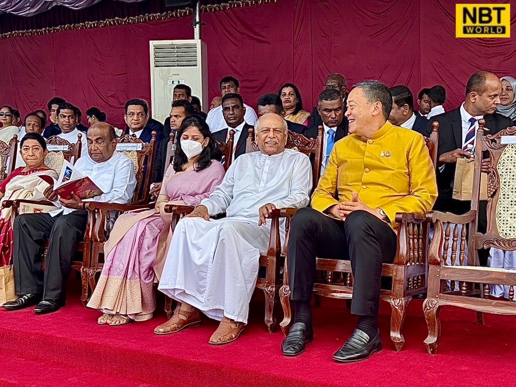 NBTWORLDNews's tweet image. Guests from around the world attended Sri Lanka&apos;s 76th Independence Day celebration, including Prime Minister Srettha Thavisin.

See more: Facebook.com/nbtworld

#StrongerTogether #UnityGrowth #CrossCultural #DevelopmentGoals #BilateralBond