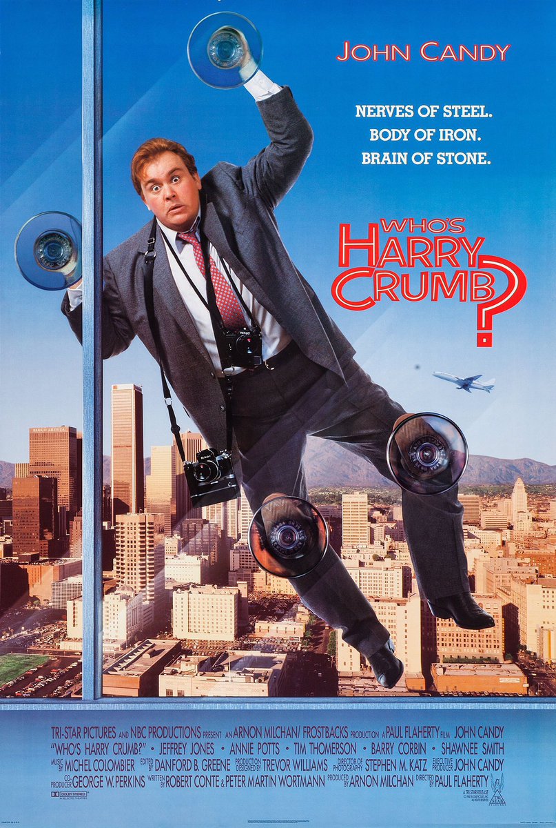 🎬MOVIE HISTORY: 35 years ago today, February 3, 1989, the movie ‘Who’s Harry Crumb?’ opened in theaters!

#JohnCandy #JeffreyJones #AnniePotts #TimThomerson #BarryCorbin #ShawneeSmith #ReneeColeman #ValriBromfield #PaulFlaherty