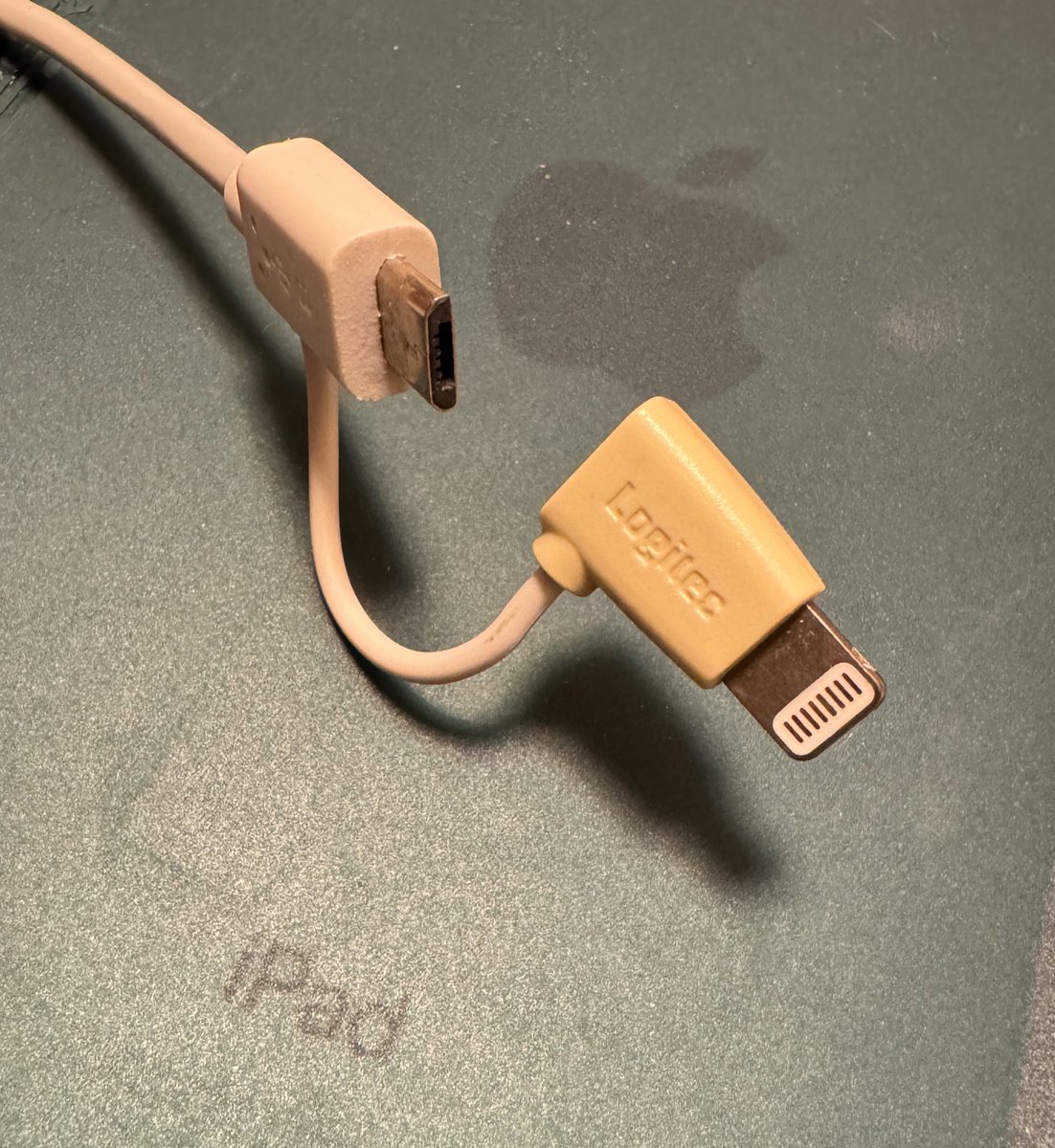 GadgetMajin's tweet photo. レガシー同士、また〜に便利
#microB & #Lightning https://t.co/MTzmGOuCqf