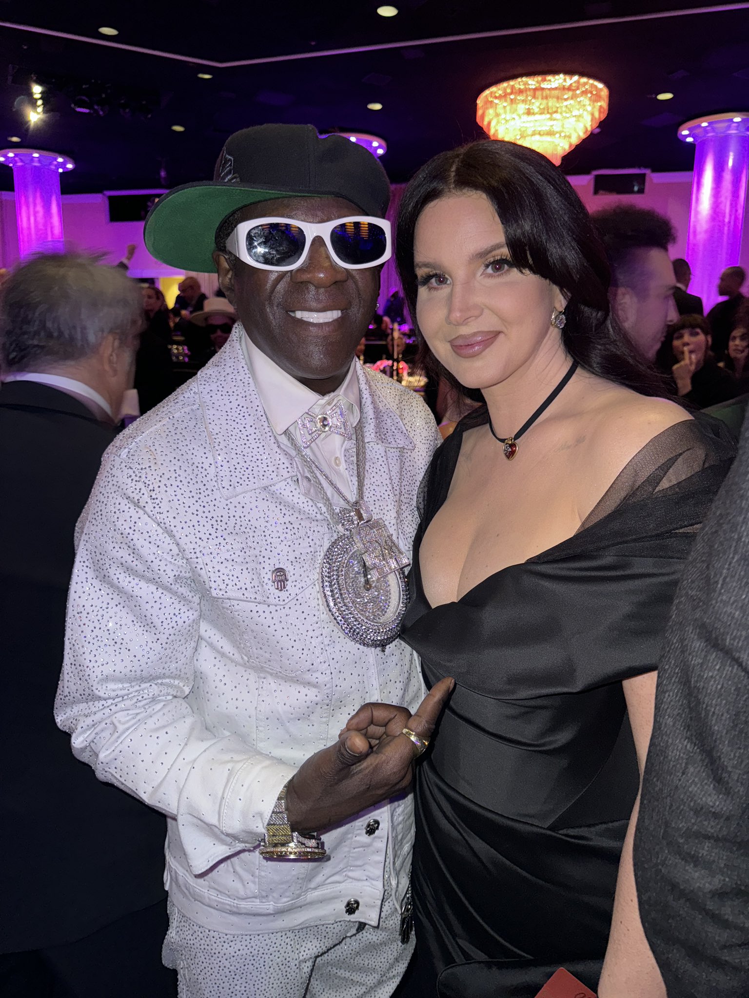 FLAVOR FLAV on X: Wintertime Happiness with Lana Del Rey #CliveDavis  Grammys Gala  / X