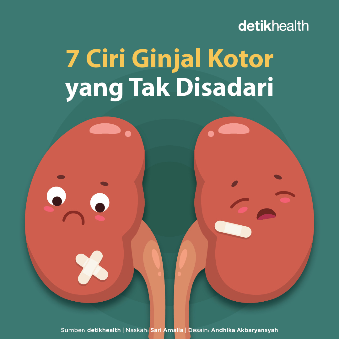 detikHealth's tweet photo. Ciri-ciri ginjal kotor sering tidak terdeteksi di awal. Salah satu alasannya adalah karena beberapa ciri tersebut mirip dengan kondisi umum lainnya, sehingga sering terabaikan.

Lantas, seperti apa saja ciri-ciri ginjal kotor tersebut? Simak di sini!

#detikhealth https://t.co/3PRftyBRdR