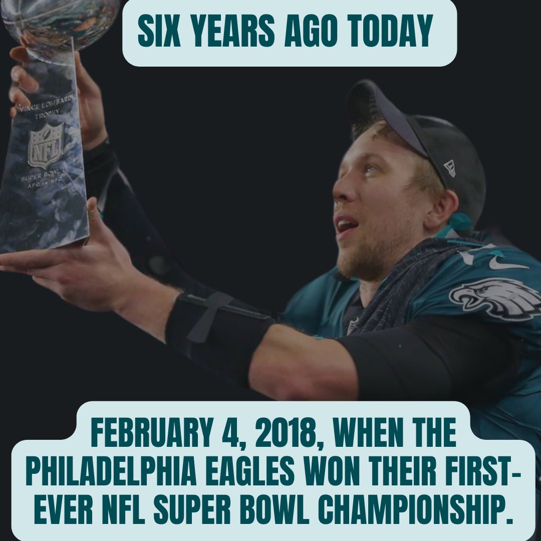 A day we’ll never forget! 🦅

#NFL #eagles #eaglesfootball #nflfootball #philadelphiaeagles #gobirds #FlyEaglesFly #phillysports #NickFoles