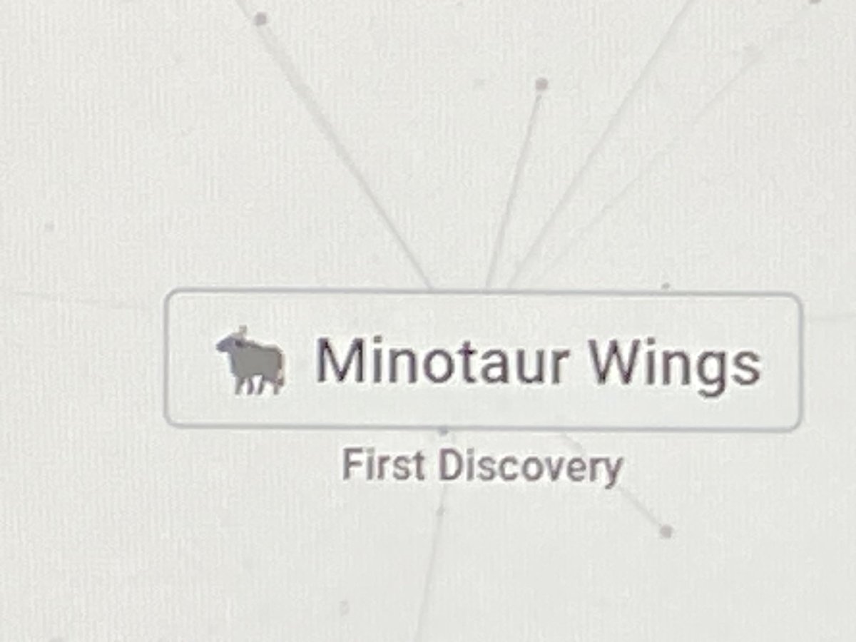 preen4827's tweet photo. proud discoverer of "Minotaur Wings" https://t.co/S7FOMHQtCc