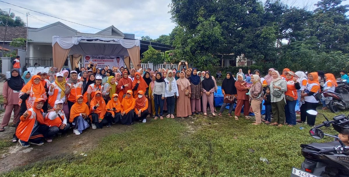 Fatmah Hanum Ajak Warga Pasirtanjung untuk Sehat Bersama dlvr.it/T2HBFt