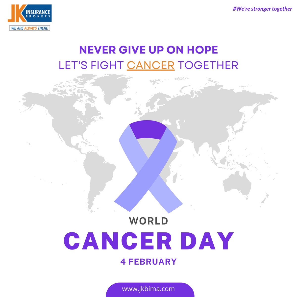 #JKInsuranceBrokers #CorporateInsurance #InsuranceBroker #Insurance #WorldCancerDay