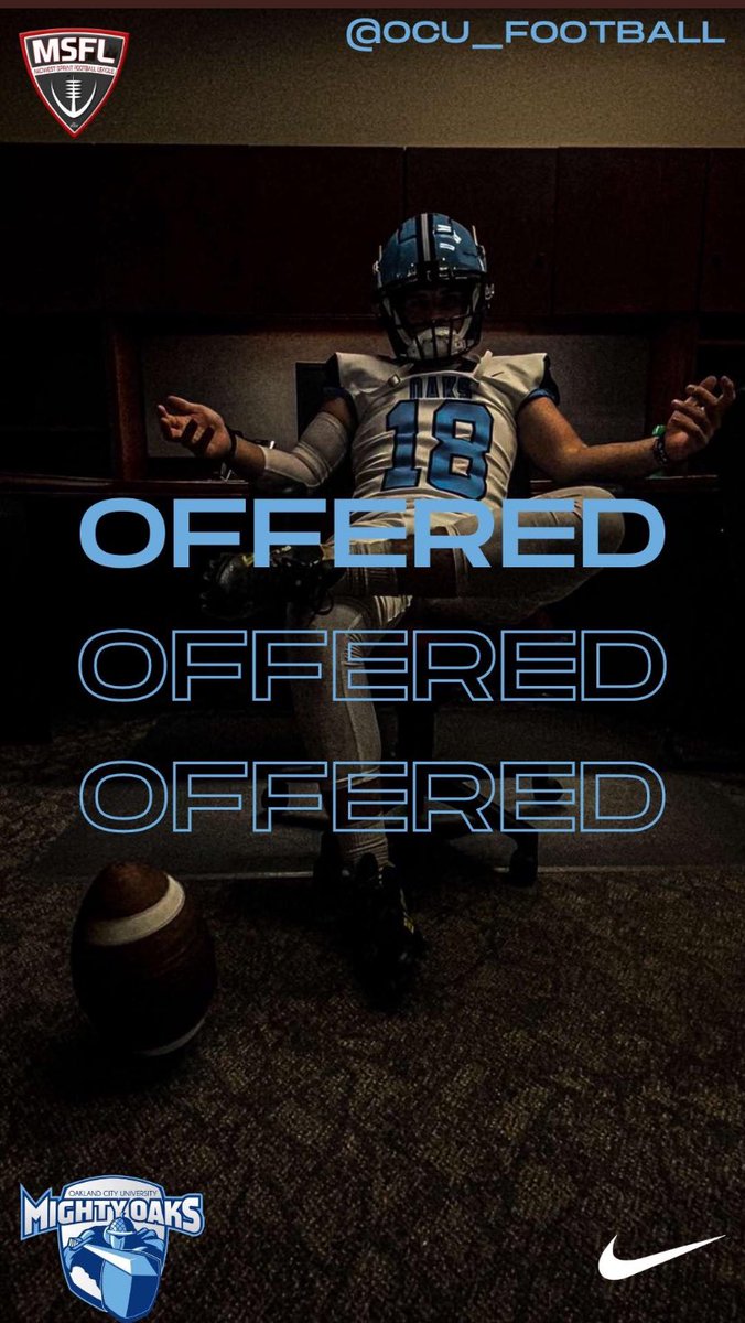 #AGTG I’m blessed to receive another offer from Oakland city university