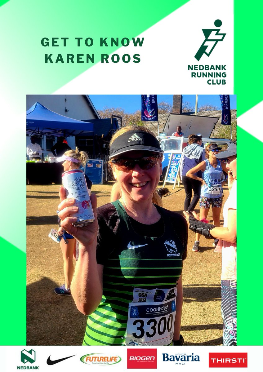🌟 Nedbank Runner Profile 🌟 Meet Karen Roos Read Karen's running story and learn more about our awesome team 🔥🏃🏿‍♀️🏃‍♂️🏃‍♀️ m.facebook.com/story.php?stor… @nedbanksport @Bavaria @BiogenSA @futurelifeza @Nike @ThirstiW #MoreThanAClub