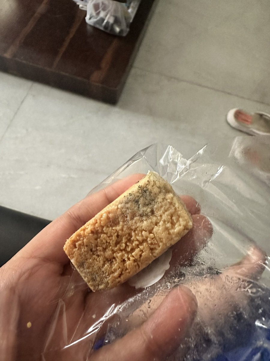 tejasvi_athelli's tweet photo. @Ravindr79299782 @SwiggyCares @Swiggy have ordered sweets from Agra sweets. And they delivered stale/fungus filled sweets. I have a bit of it and now I don’t feel well. I tried reporting. Swiggy gave me 104rps refund. Where the order value was 518. Order no. #165993312549676. @SwiggyCares @Swiggy https://t.co/PAXd4RLQJF
