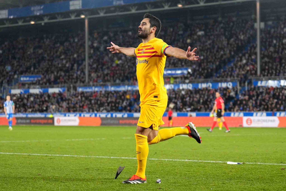 İlkay Gündoğan this season has 14 direct goal contributions already - 5 goals and 9 assists.

🅰️ Assisted the opener vs Cádiz.
🅰️ Assisted the opener vs Osasuna.
🅰️ Assisted the opener vs Antwerp.
🅰️ Assisted the winner vs Porto.
⚽️ Scored the opener vs Real Madrid.
🅰️ Assisted