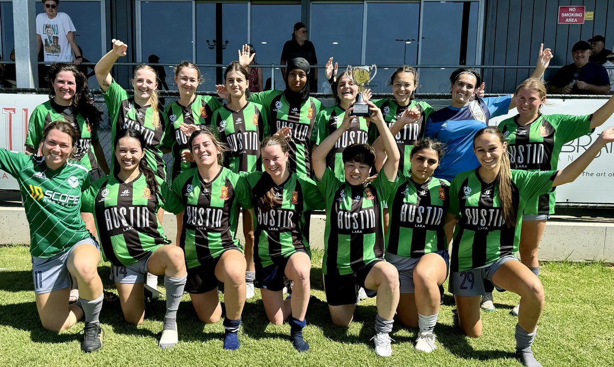 geelonggalaxyfc's tweet photo. Geelong Galaxy are winner of the 2024 Geelong Community Cup!
Special mention for Leisel, she was awarded Player of Tournament.
Namiki was our goalscorer in the Final.
Congratulations Team ❤️❤️!
#VPLW https://t.co/u5116qJGfT