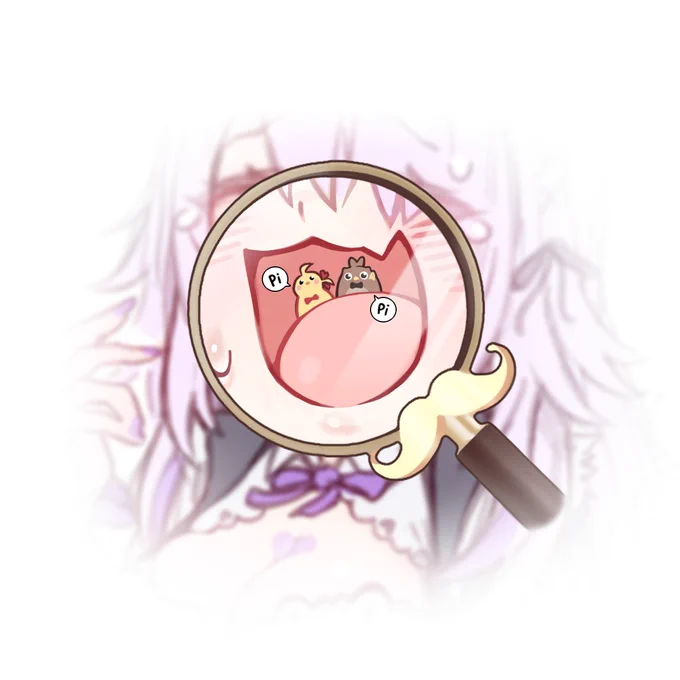 おかゆんの笑い声#絵かゆ 
