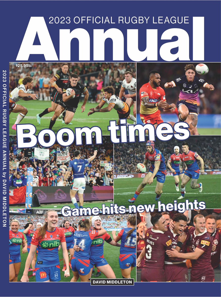 The Official NRL Annual continues to receive incredible support with our 1st order from Switzerland!   Orders have been sent to Germany, Spain, Japan and Malaysia along with NZ & the UK.   To secure yours 👉🏼 rugbyleagueannual.com.au