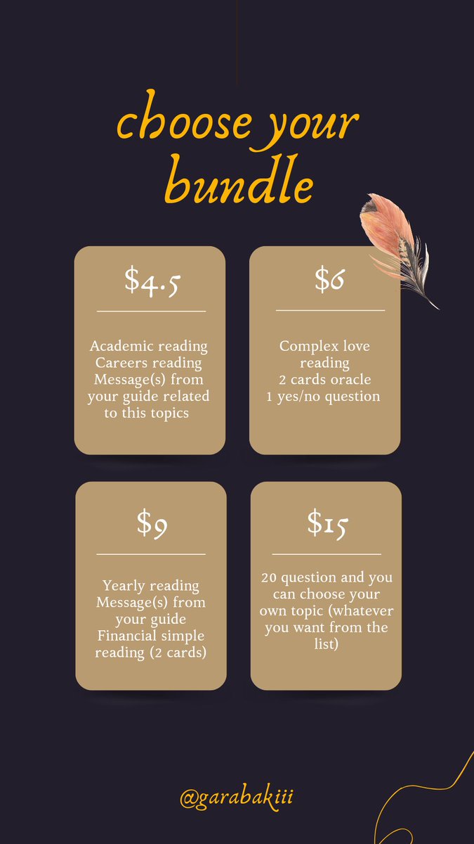 Krisannnttt's tweet photo. —🔮✨—
Hello! I’m Krisan aka Garabaki. Experienced in tarot readings since 2011.

Kindly hit me on my DM or my IG (@/garabakiii) if you’re interested!

I accept payments in USD and IDR.

#TarotReading 

🏷️ tarot indonesia, baca tarot murah, tarot reading https://t.co/uAEEzg1I85