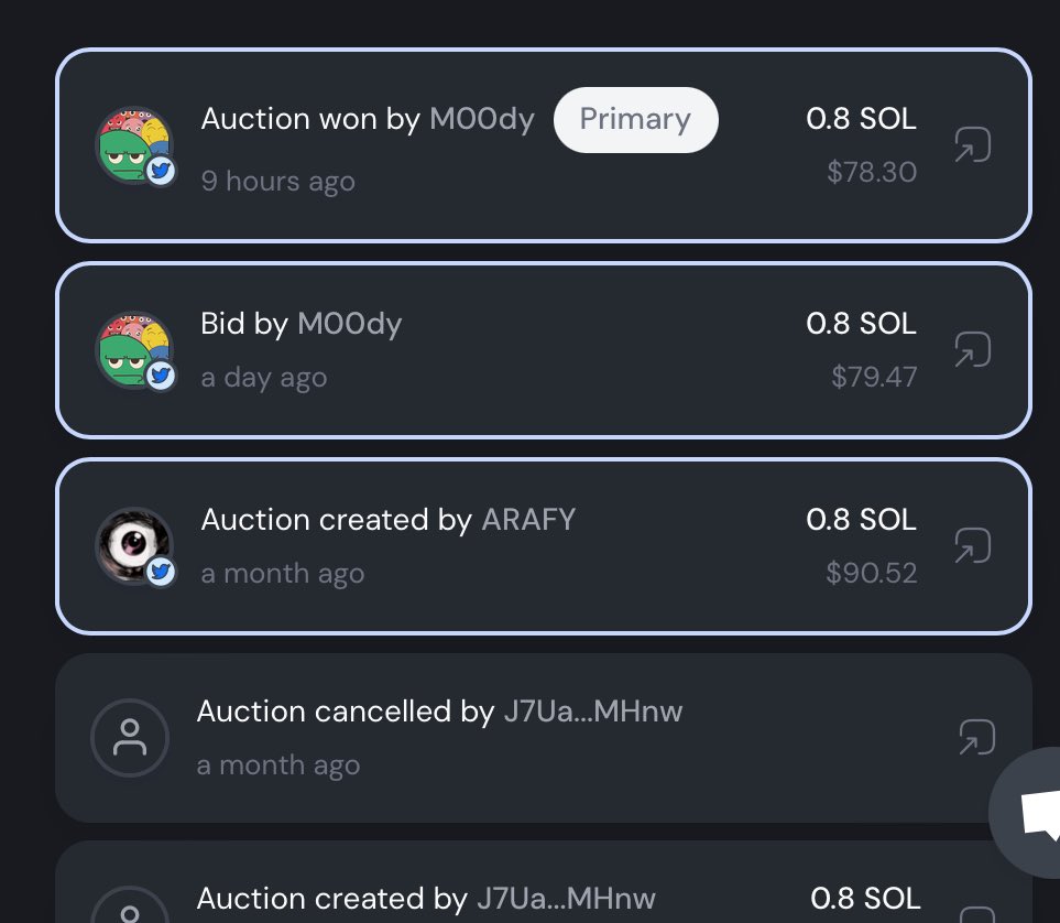 arrafyal's tweet photo. The Auction already claimed!! 🔥
and won on @M00dy_art
for 0.8 $SOL 🔥🔥
Congratulations!, thanks u so muchh 🧡✨☺️ and thanks u for community
also thanks for @exchgART ✨
#Solana #formfunction #SolanaNFTs #NFTCommunity #nfts #nft https://t.co/jPKiTVRFGq