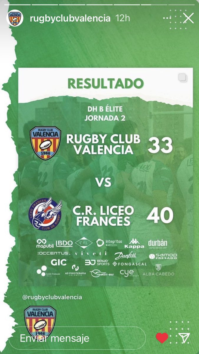 Club de Rugby Liceo Francés tweet media