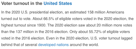 This is good in #SouthCarolina.
BUT:
We need this to REPEAT in MANY OTHER #USStates ... esp in #USSouth + #MiddleAmerica + #NorthernPlains.
PLUS:
We need a HUGE SHOWING of #USVoters ... in general.
NOT the standard 35-55% who tend to SHOW UP every-4-yrs.