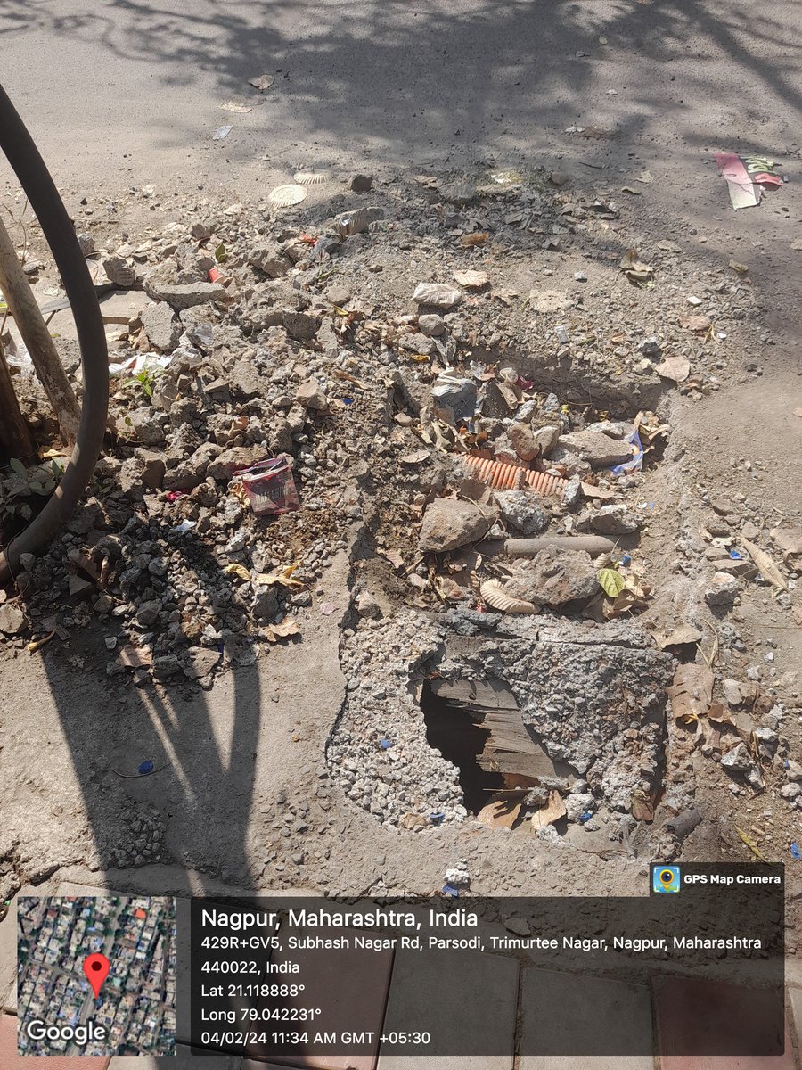 Abhijitsing4U's tweet photo. What kind of work?
@ngpnmc @nmccommissioner @vaibhavgTOI @RanjitVDeshmukh @ProshuncTOI @anjaya1905 @nagpur_matters 
#nagpur https://t.co/G3VfrmuCmi