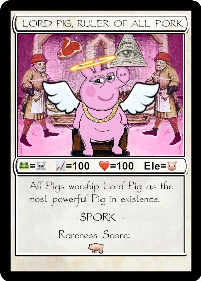 Rare Pork 🐷

Free Claim for $PORK holders???

What do you think <a href="/MemeScribe420/">MemeScribe</a> ?