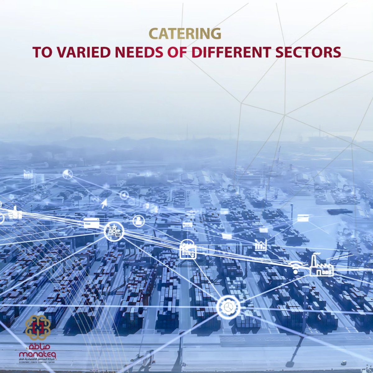 Manateq_qa's tweet image. From petrochemicals to fashion, construction materials to electronics, Manateq caters to a wide range of sectors. Explore all the business sectors Manateq has helped grow; visit manateq.qa   
#Manateq #IndustrySolutions #BusinessGrowth