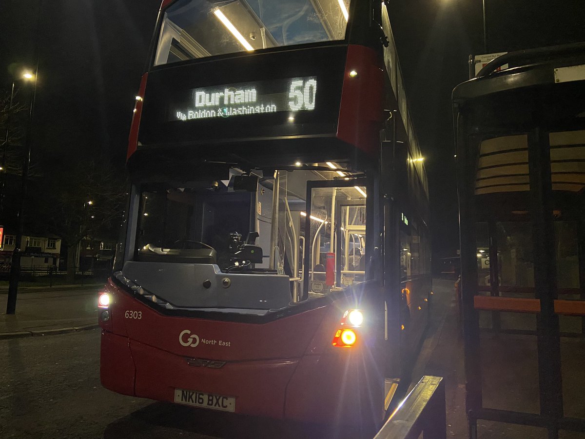thatNEbusdriver's tweet image. Good morning! Hope you all have a smashing Sunday &amp;amp; I’m back at it after some holidays. Kicking things off with 6303 on the 50s!

#busdriver #northeast #wrightbus