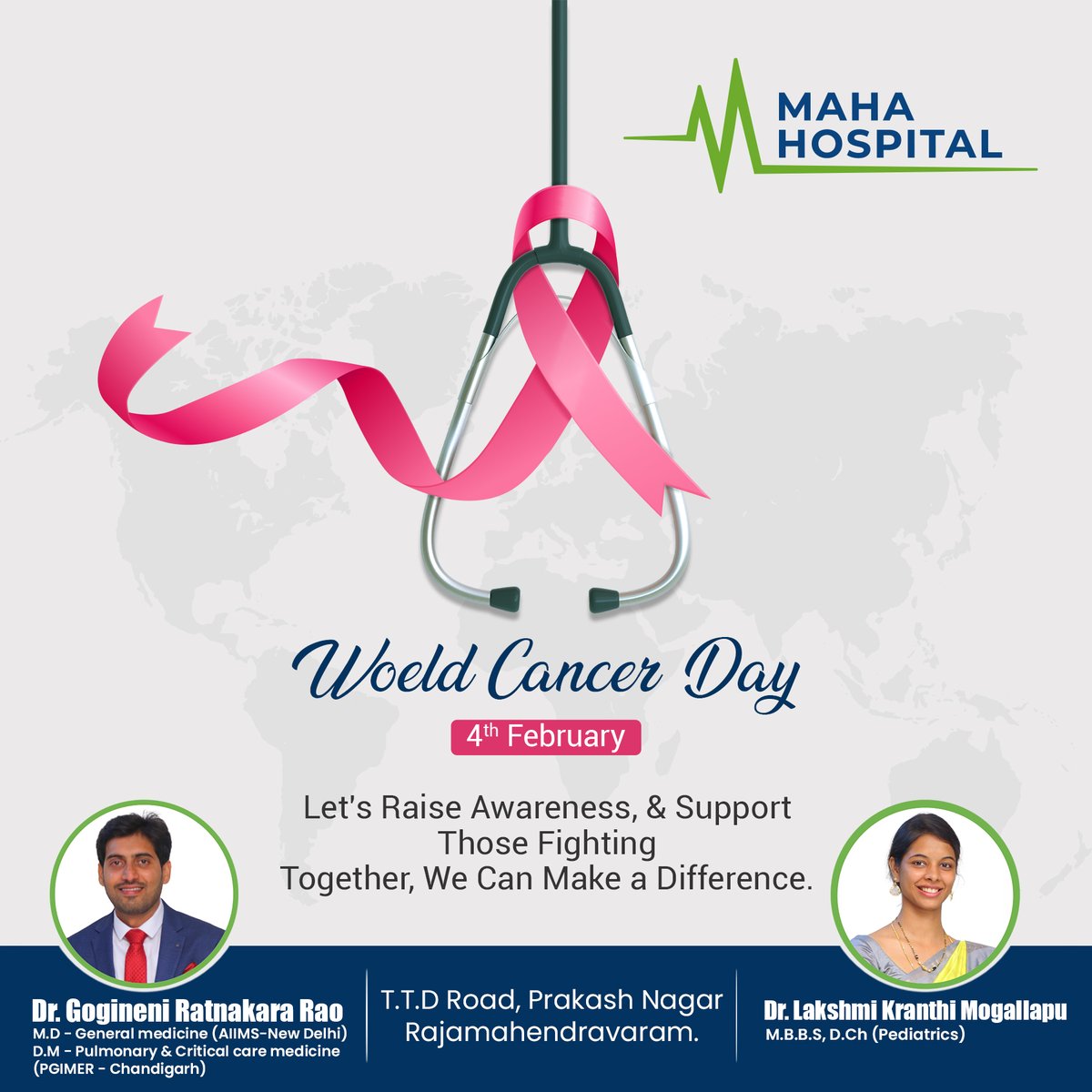 MahaHospital's tweet photo. Today, we unite for World Cancer Day. Let's raise awareness, inspire hope, and stand strong with those fighting the battle. Together, we can make a difference. 

Contact us today!
💻: https://t.co/JgCvx1he4g
#Mahahospital  
#WorldCancerDay #UnityAgainstCancer #Hope #Strength  # https://t.co/kb7iCxvMk8