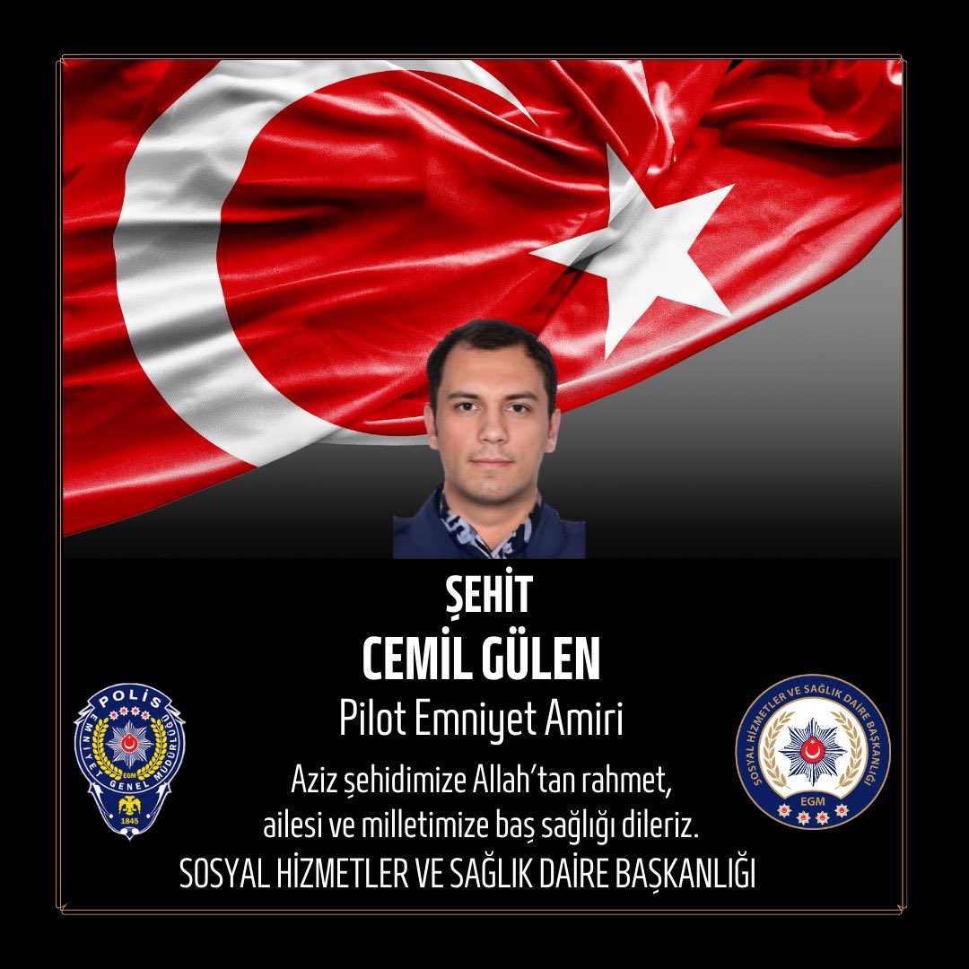 Değerli Dostum, arkadaşım 
Cemil GÜLEN şehit olmuştur. 
Acımız büyük. 
Mekanın cennet olsun…
