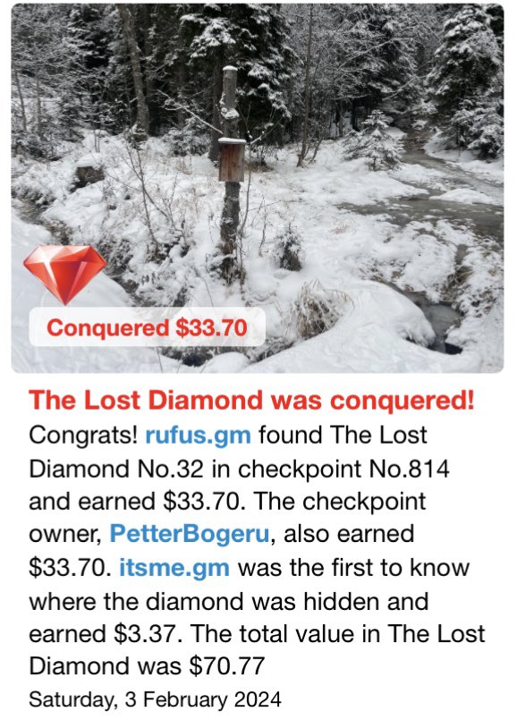 The Lost Diamond tweet media