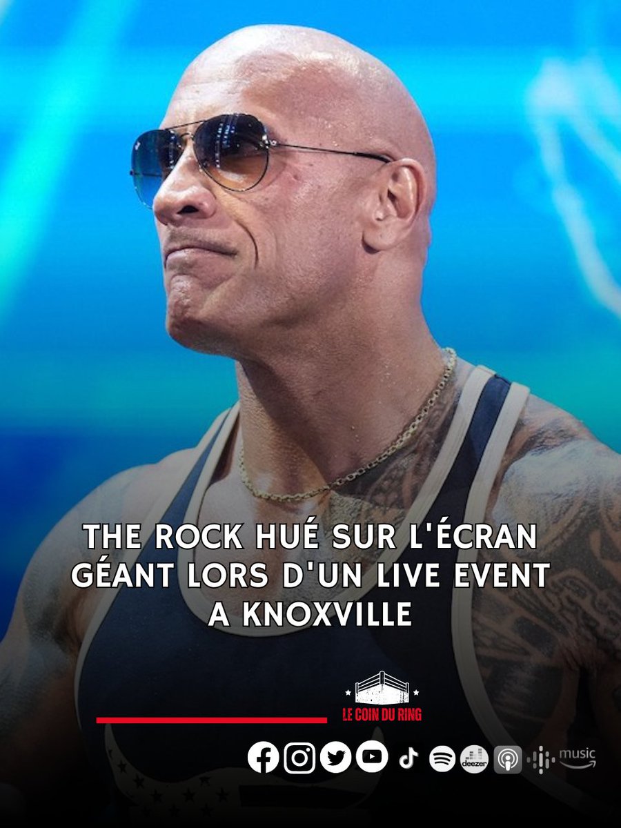 coinduring's tweet photo. Lors d'un résumé de #SmackDown effectué pendant un live event hier, The Rock a été hué par les fans présents dans l'arène.

De plus, le hashtag #WeWantCody gagne en popularité sur le réseau social X.

Les dirigeants de TKO devraient-ils revoir leur stratégie ? 🤔 #WWE https://t.co/fHDowOM5rs