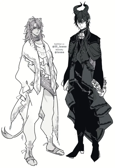 予想以上にRT頂いたので全力で描こうとおもってまずは服!!!って描いてたけどこれはフリフリだけど可愛いかどうかは微妙なのでボツ!&供養🥲(今全力でフリフリしてるからもうちょっと待っててくだしゃい🙇) 
