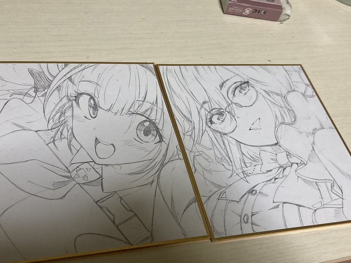 NIKKEの色紙もやっているアピールをしておかなければな… 