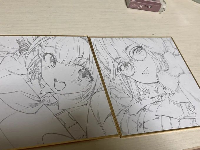 NIKKEの色紙もやっているアピールをしておかなければな… 