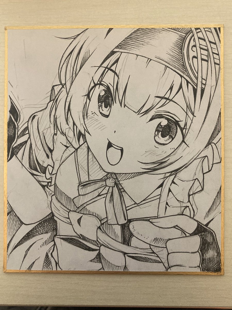 NIKKEの色紙もやっているアピールをしておかなければな… 
