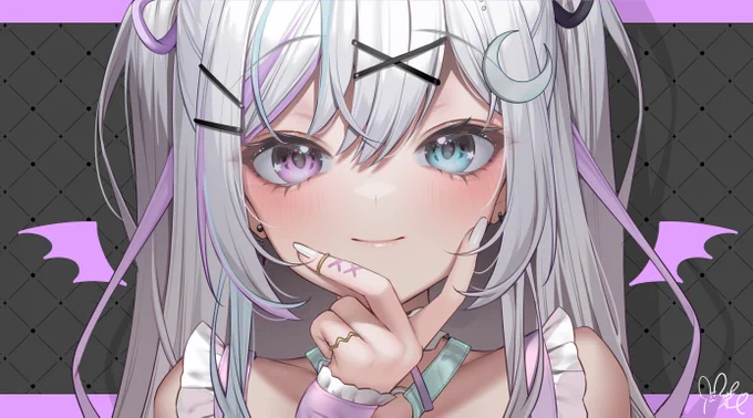 Vtuber準備中の天瀬ミアさんのイラストを企画で描かせていただきました〜〜!! 企画参加ありがとうございます#あま瀬絵 