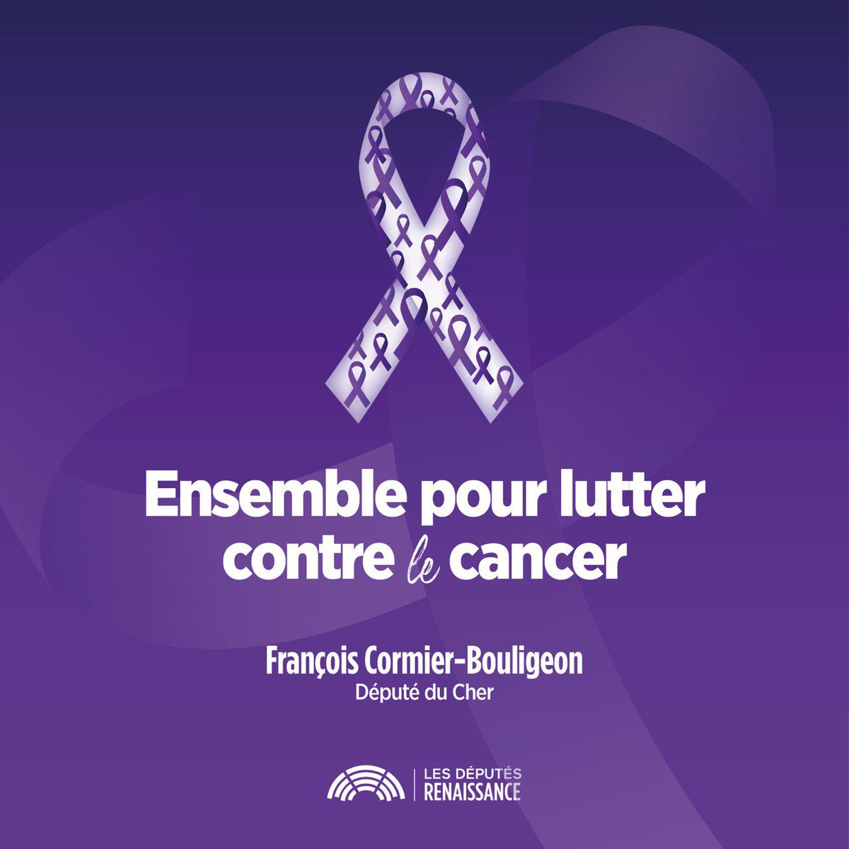 💜 #JourneeMondialeContreLeCancer.

La science progresse et le cancer est de mieux en mieux soigné. 

Sensibiliser, prévenir, dépister : ensemble, nous pouvons lutter contre le cancer. 

Soutien aux malades, à leurs proches, aux soignants et chercheurs engagés au quotidien.