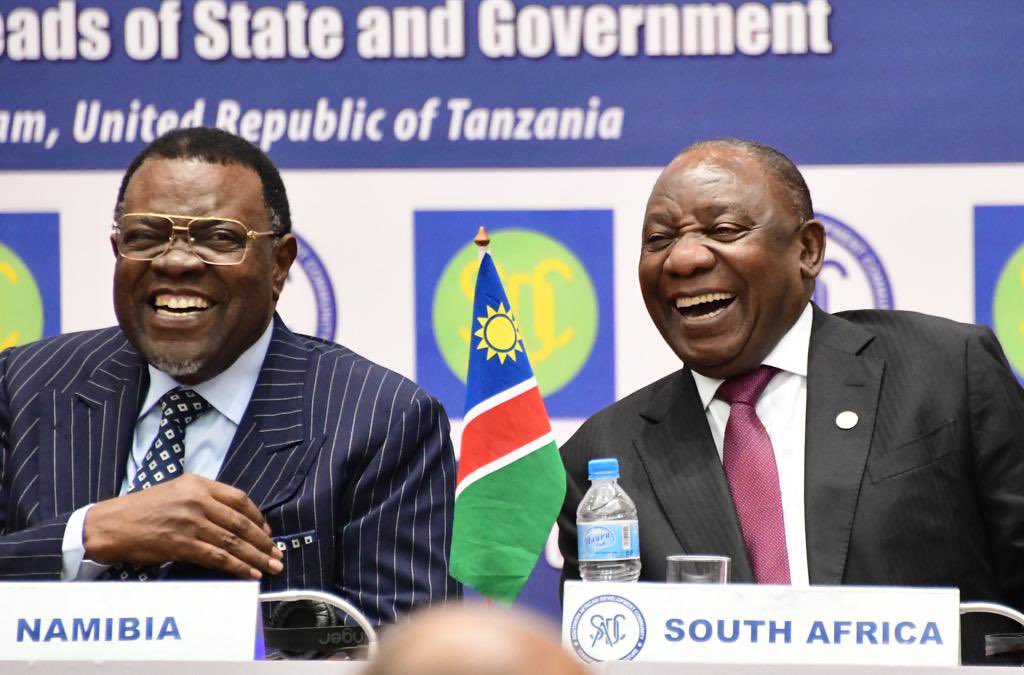 Today, South Africa joins the people of our sister state Namibia in mourning the passing of a leader, patriot and friend of South Africa. Our thoughts and prayers are with the Geingob family and the people of Namibia who have lost an outstanding leader in a year in which