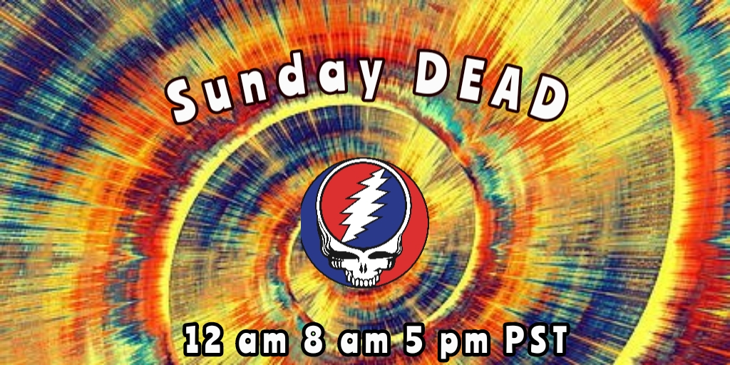 FurtherRocktw's tweet photo. "Sunday DEAD" 12 am PST
Hour of Grateful Dead + solo & side project
#GratefulDead #Deadheads #Phil #GD #BobWeir #DEADCO
Listen via #Roku #iTunes #Live365 #TuneIn #AppleMusic #RadioGarden #InternetFM #MyTuner #Streema #Radionline
https://t.co/lO9QbHm2pG https://t.co/FL3Wbdt9U0
