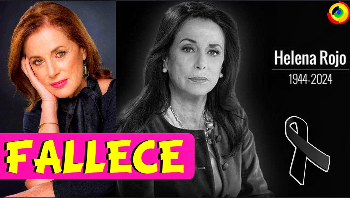 FamaOf's tweet photo. Muere La Actriz HELENA ROJO
¿De Qué Murió? #HelenaRojo
VIDEO https://t.co/fEYXxiFkSe https://t.co/4Xx3v2L4Hn