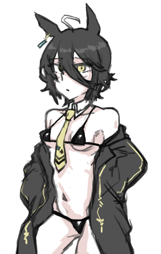 マイクロビキニウルフカットカフェ!? 