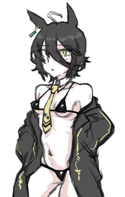 マイクロビキニウルフカットカフェ!? 