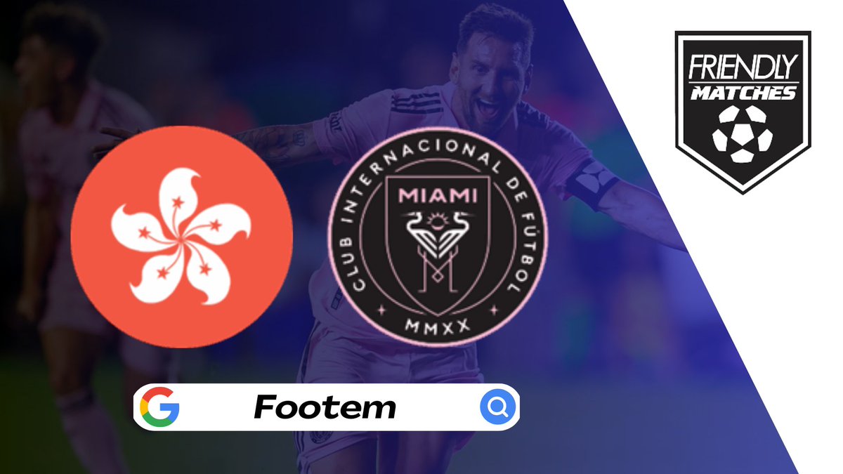 footemxtra's tweet image. #InternationalClubFriendly :
🔴Hong Kong League XI vs Inter Miami CF
⏰Kick Off 1:30 IST
🔗Footem Live: footem.in/2024/02/hong-k…

#MLSSeasonPass #HKLvMIA
