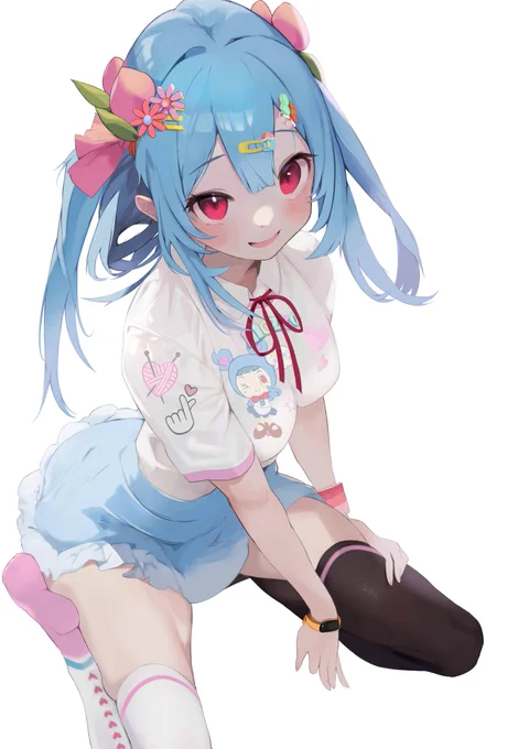 比那名居天子(女児)#東方なのに女児服着てる 