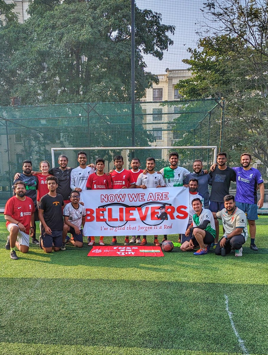 Liverpoolpune's tweet photo. Another special banner at the OLSC Pune footie meet! MatchDay routine with Liverpool Pune. 🔝🔴
#LiverpoolPune #OlscPune #LpscFootieMeet #LfcFamily #YNWA #LfcIndia #Liverpoolfc https://t.co/6gTIqT1OaE