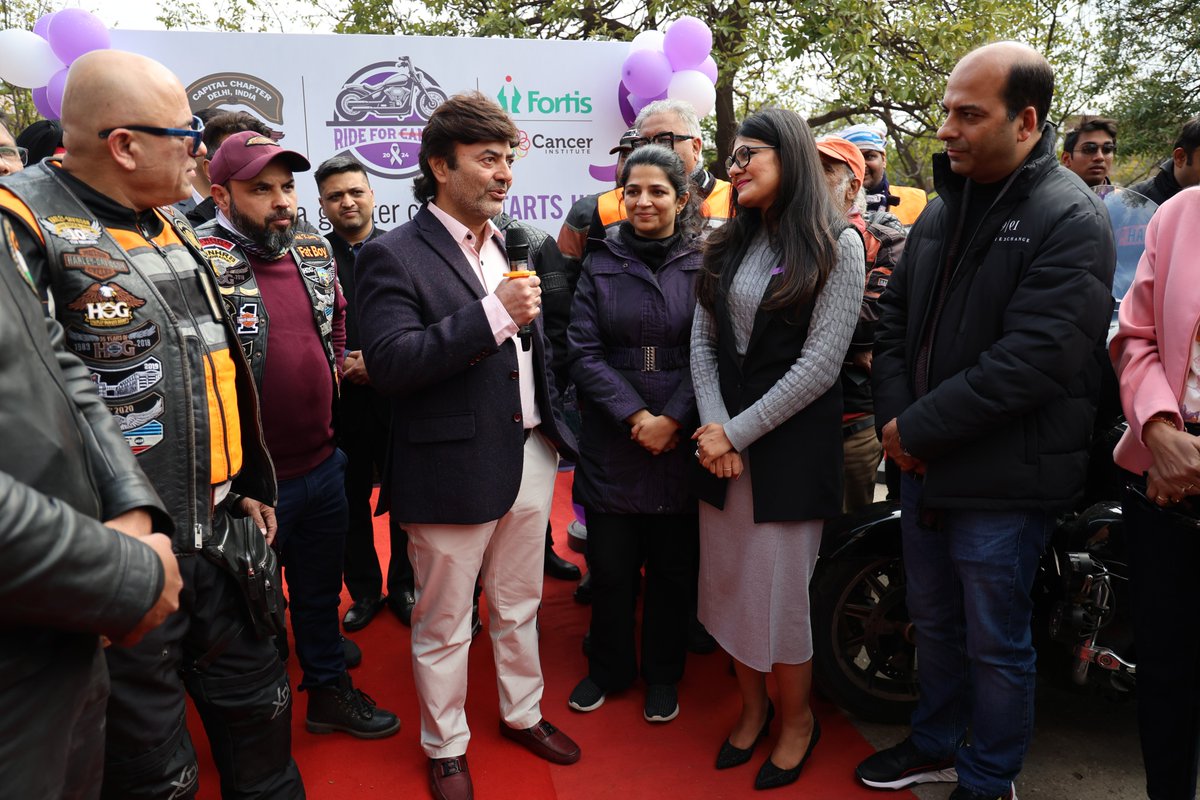 fortis_hospital's tweet photo. Catch a glimpse of the grand Flag-Off at Fortis Mohali as our Harley riders embark on this ride. 

A ride that's about letting everyone know that cancer, something that touches everyone's life, can be defeated with early detection. 

Stay tuned for highlights of #RideForCancer https://t.co/tKvkQfD1aR