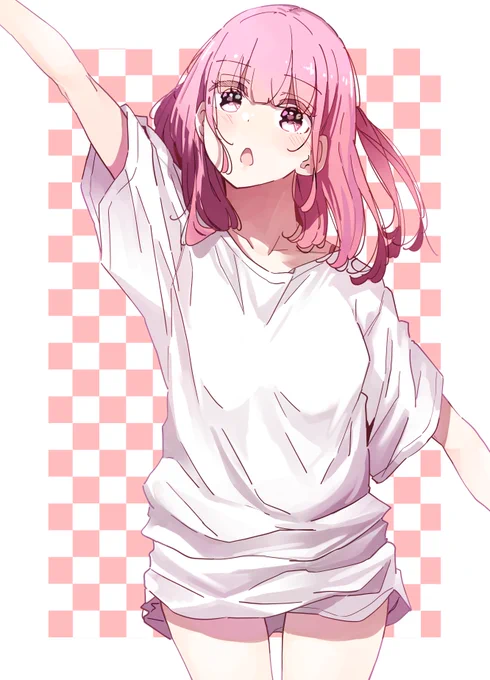 服のシワの練習 