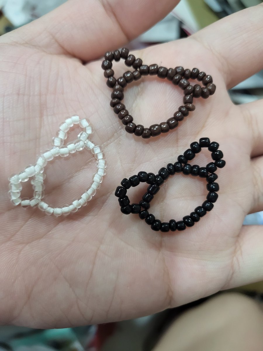 purplericeDIY's tweet photo. 可愛熊戒指！🐻🐻🐻 https://t.co/CVaR1Z9PpM