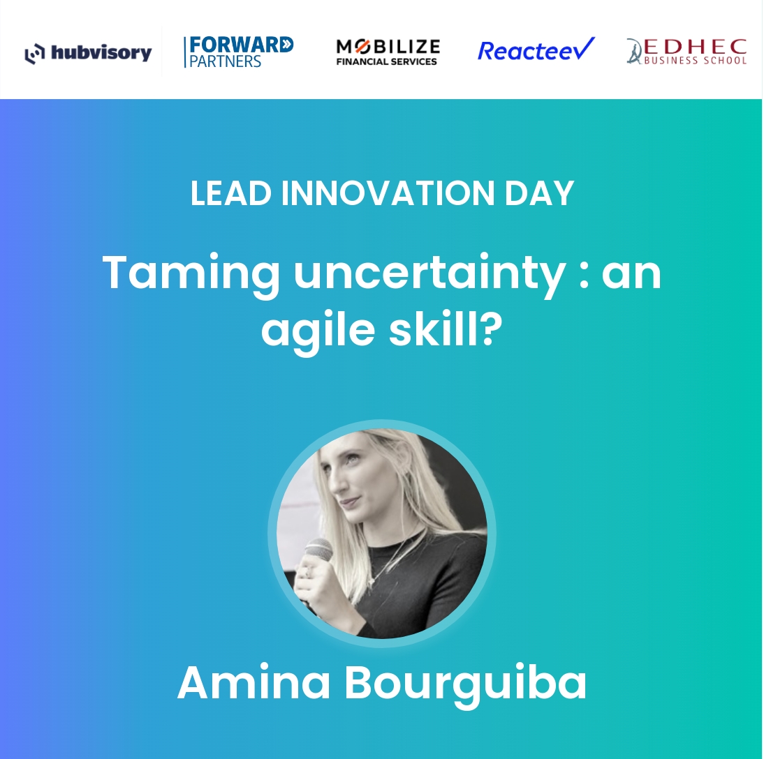 See you the 28th of march in Paris for my talk "Taming uncertainty : an agile skill" at LEAD INNOVATION DAY 🎈🎈