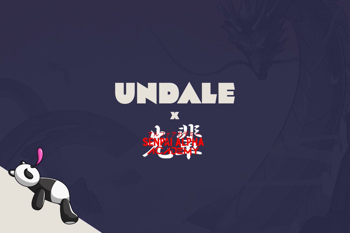 🏔️ @UndaleNFT 𝚇 @senpaialpha_ 🎓 

🔴𝗪𝗘 𝗔𝗥𝗘 𝗛𝗔𝗣𝗣𝗬 𝗧𝗢 𝗔𝗡𝗡𝗢𝗨𝗡𝗖𝗘 𝗢𝗨𝗥 𝗣𝗔𝗥𝗧𝗡𝗘𝗥𝗦𝗛𝗜𝗣 𝗪𝗜𝗧𝗛 @UndaleNFT 🫶
