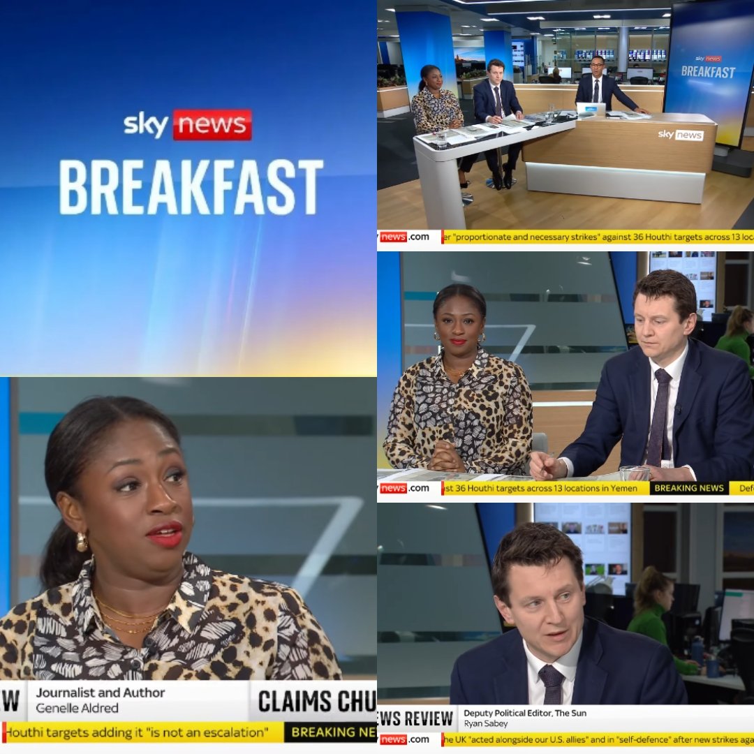 Now on @SkyNews and skynews.com: @ryansabey and @genellealdred joins the Sunday's Edition of #WeekendBreakfast with @KamaliMelbourne for the papers. And for the greatest sports news on earth. Respect @SkyJacquie by following her and the @SkySportsNews team. #skynews