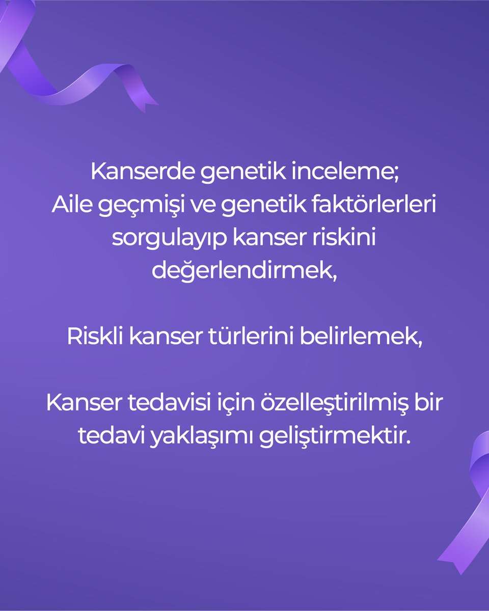 Intergengenetic's tweet photo. Kanser, aile geçmişi ve genetik faktörlerle ilişkilendirildiğinde riskler en aza inebilir.👇
.
Sadece bilgilendirme amaçlıdır, tanı ve tedavi için mutlaka doktorunuza başvurunuz.
.
#INTERGEN #intergengenetics #gen #dna #genetiktarama #kalıtsalhastalıklar #genetiktestler #dünyakansergünü