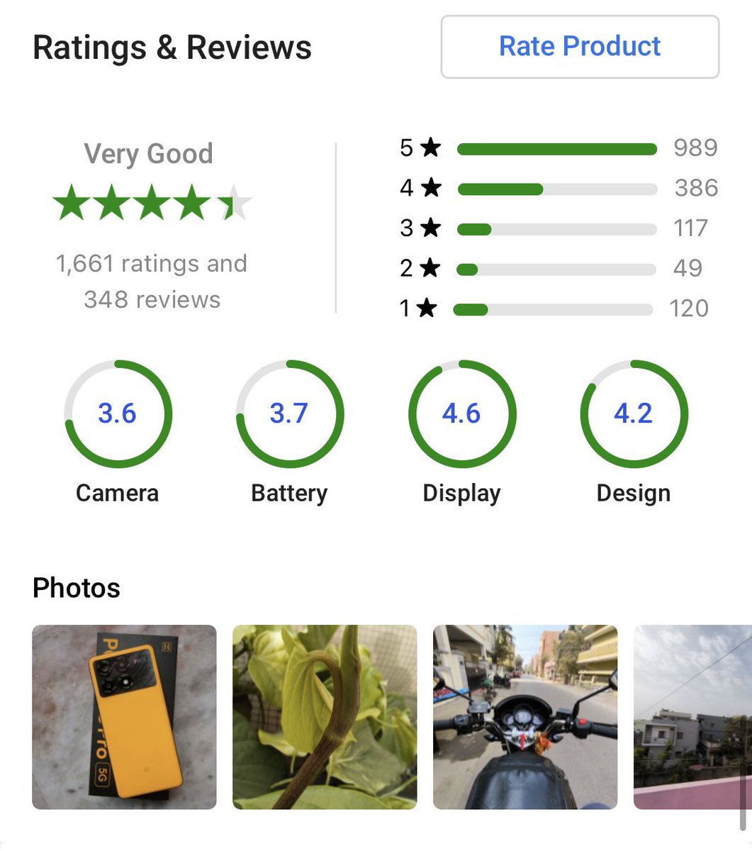 a_rahman_03's tweet photo. 1. Poco x6 Pro
2. RN 13 Pro +
3. Realme 12 Pro+

Real life experience vs on paper spec are totally different things !

I know ki abhi realme ki ratings bhout kam logo ne ki hai but I don’t think ke ab 0.1-02 se jaydad different aayega .

Real lyf experience >>>on paper spec https://t.co/jajM03uHMc